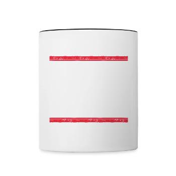 Vacances à Amsterdam 2024 - Mug contrasté - blanc/noir - Devant
