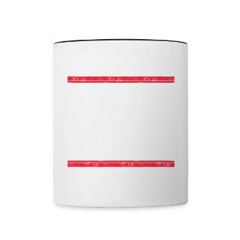 Vacances des Sables d’Or 2024 - Mug contrasté - blanc/noir - Devant