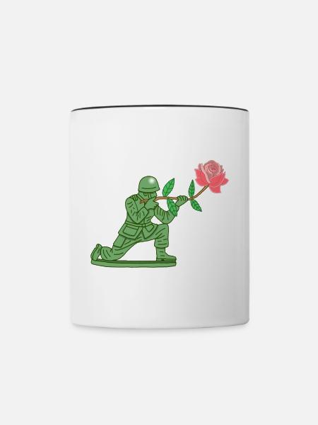 Peacekeeper - Tasse zweifarbig - Weiß/Schwarz