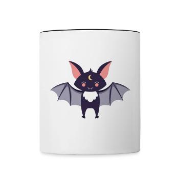 Bat - Contrasting Mug - white/black - Front