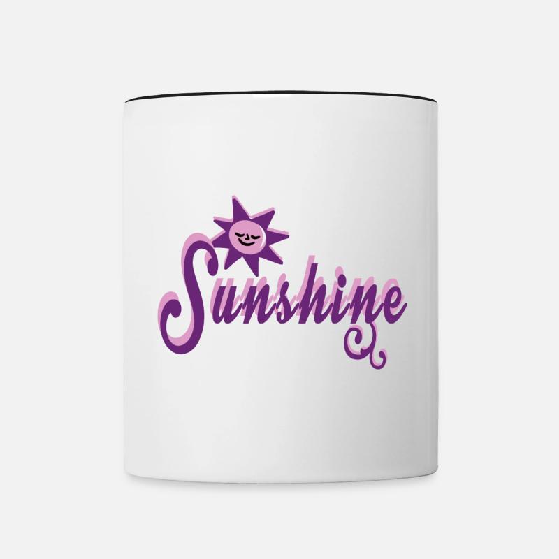 My sunshine - Contrasting Mug - white/black