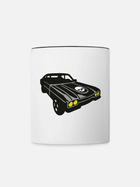devils ride - Tasse zweifarbig - Weiß/Schwarz