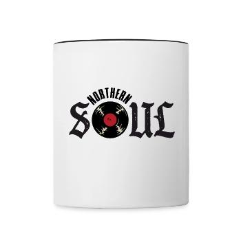 Northern Soul - Tasse zweifarbig - Weiß/Schwarz - Vorne