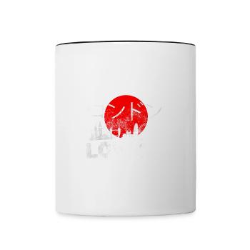Londres Angleterre Royaume-Uni Ville Japon Écriture japonaise - Mug contrasté - blanc/noir - Devant