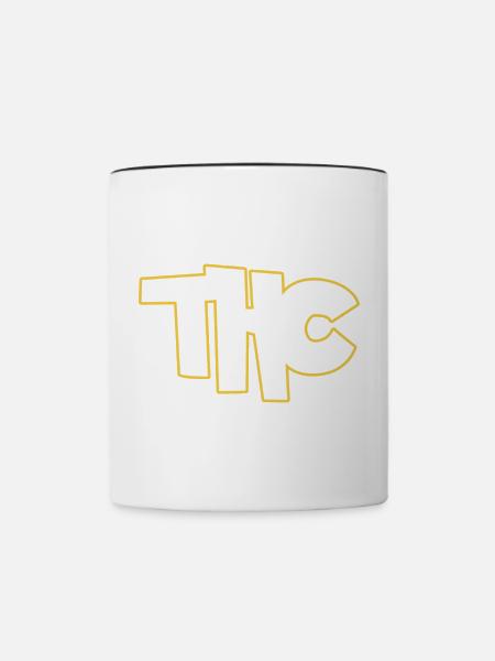 THC - Tasse zweifarbig - Weiß/Schwarz