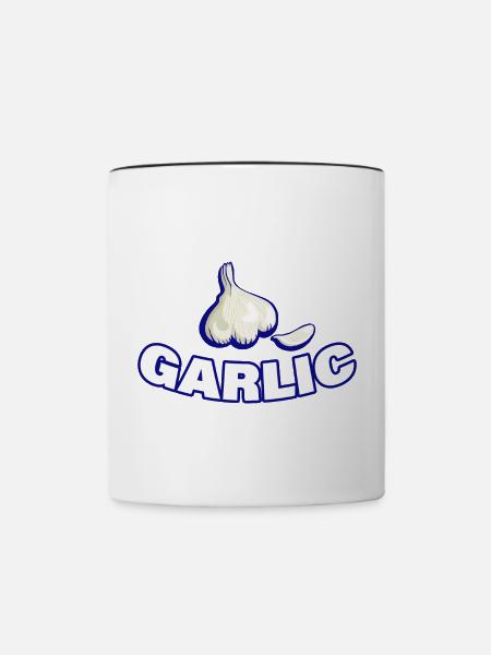 GARLIC - Tasse zweifarbig - Weiß/Schwarz