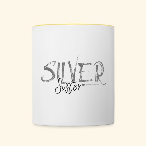 Silver Sister - Tasse zweifarbig