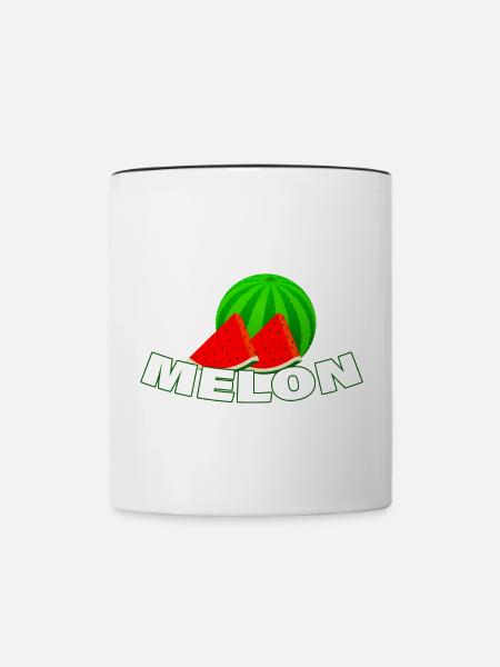 MELON - Tasse zweifarbig - Weiß/Schwarz