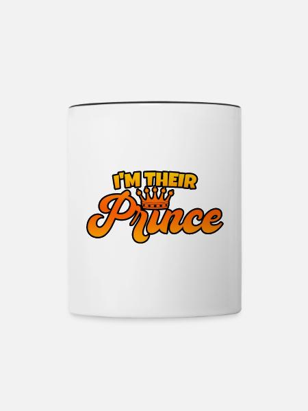 I'm Their Prince - Tasse zweifarbig - Weiß/Schwarz