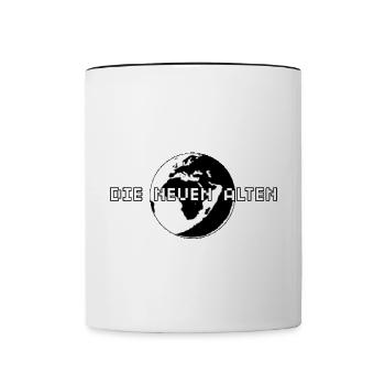 Die Neuen Alten - Tasse zweifarbig - Weiß/Schwarz - Vorne