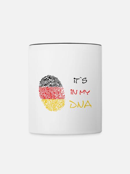 Deutschland German - Tasse zweifarbig - Weiß/Schwarz