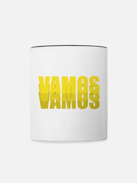 VAMOS - Tasse zweifarbig - Weiß/Schwarz
