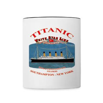 TITANIC SKABELSE Louis RUNEMBERG © Adagp - Tofarvet krus - hvid/sort - Foran