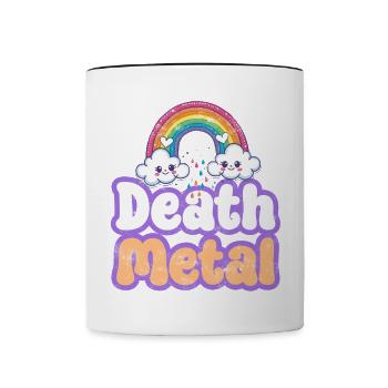 Death metal - Contrasting Mug - white/black - Front
