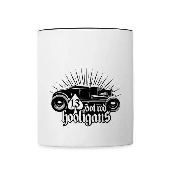 Hot Rod - Contrasting Mug - white/black - Front