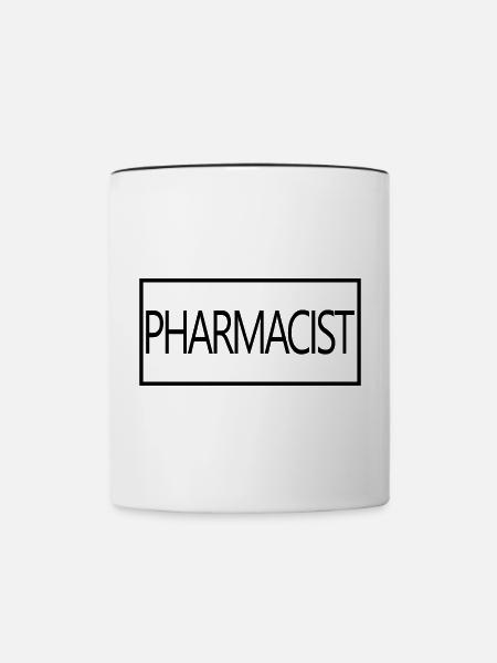 Apotheker Stolzer Absolvent des Apothekerstudiums - Tasse zweifarbig - Weiß/Schwarz