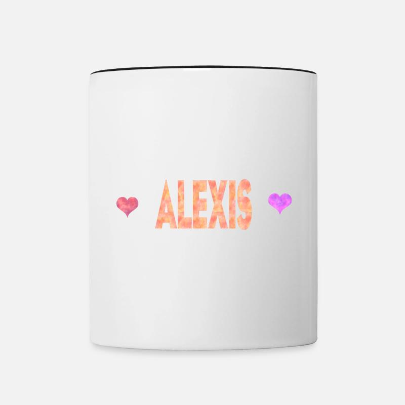 Alexis - Contrasting Mug - white/black