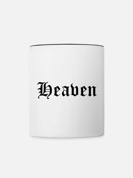 Heaven - Tasse zweifarbig - Weiß/Schwarz