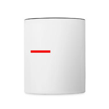 BEUTE - Tasse zweifarbig - Weiß/Schwarz - Vorne