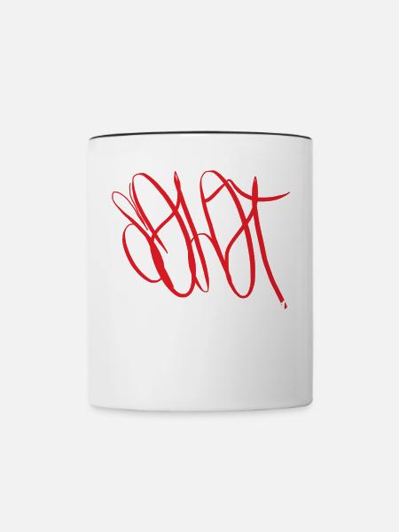 Solothurn - Tasse zweifarbig - Weiß/Schwarz
