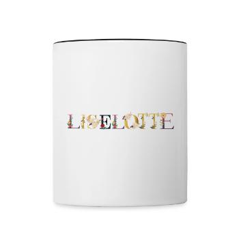Liselotte - Contrasting Mug - white/black - Front