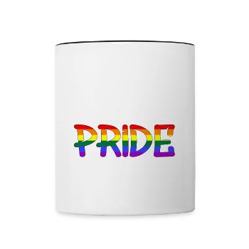 Pride - Tasse zweifarbig - Weiß/Schwarz - Vorne