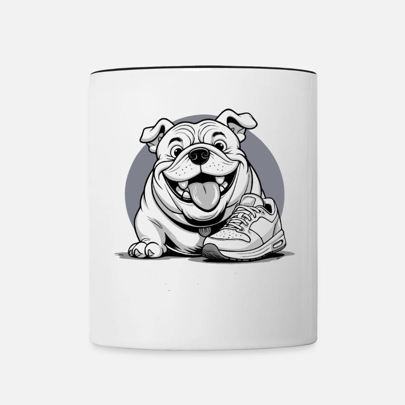 Course - Mug contrasté - blanc/noir