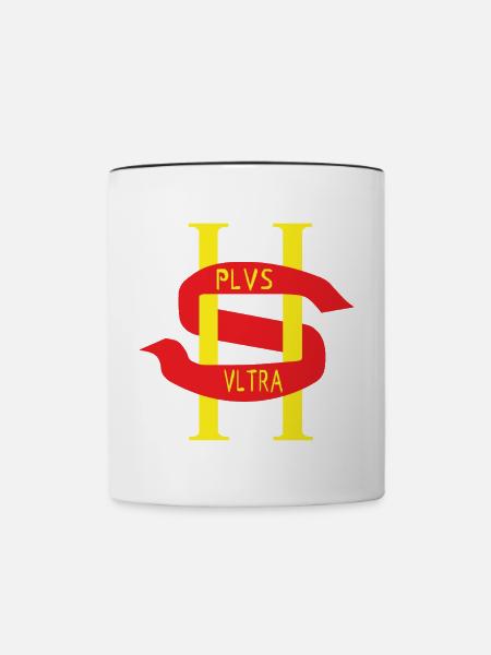 PLVS VLTRA - Tasse zweifarbig - Weiß/Schwarz