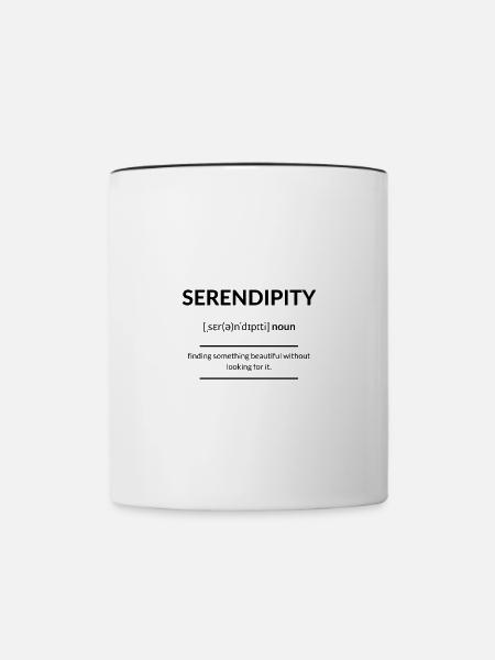 Serendipity (Entdeckung) 2k20 Edition - Tasse zweifarbig - Weiß/Schwarz