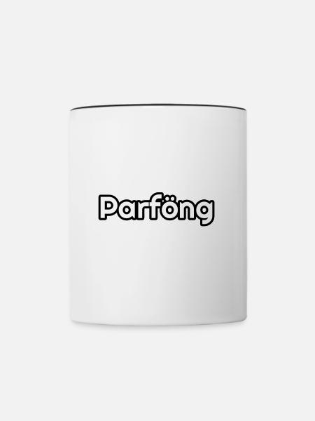 Parföng - Tasse zweifarbig - Weiß/Schwarz