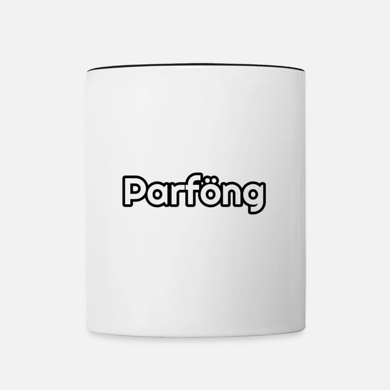 Parföng - Tasse zweifarbig - Weiß/Schwarz