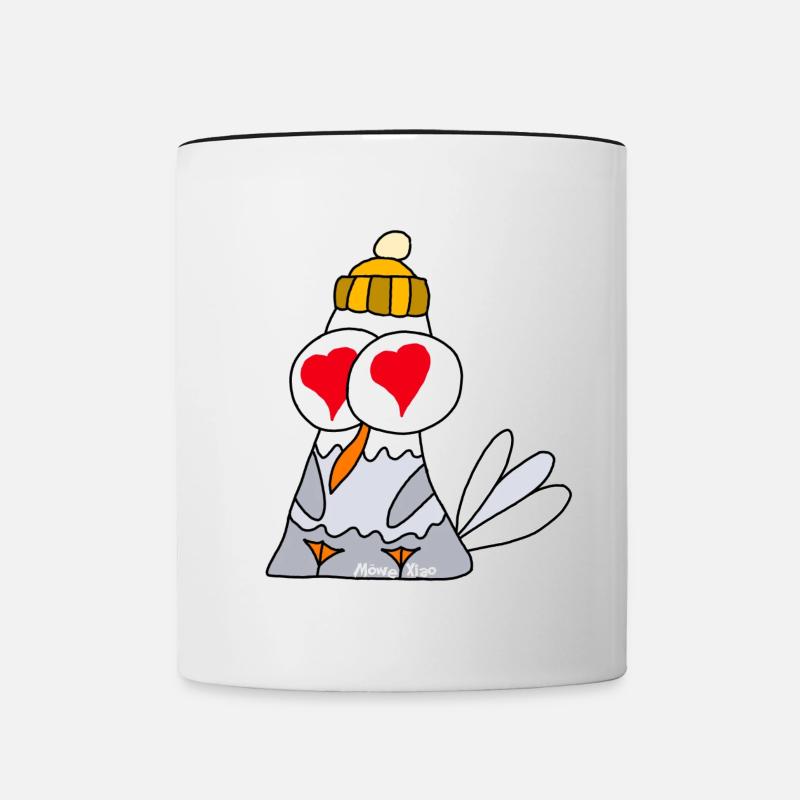 Seagull Xiao aime - Mug contrasté - blanc/noir