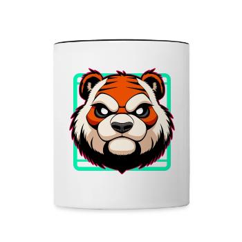 Evil Tiger - Contrasting Mug - white/black - Front