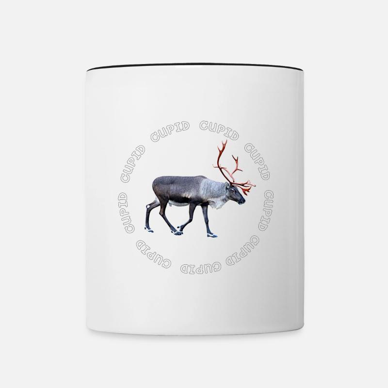 CUPIDON - Mug contrasté - blanc/noir