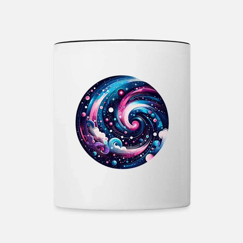 Galaxy - Contrasting Mug - white/black