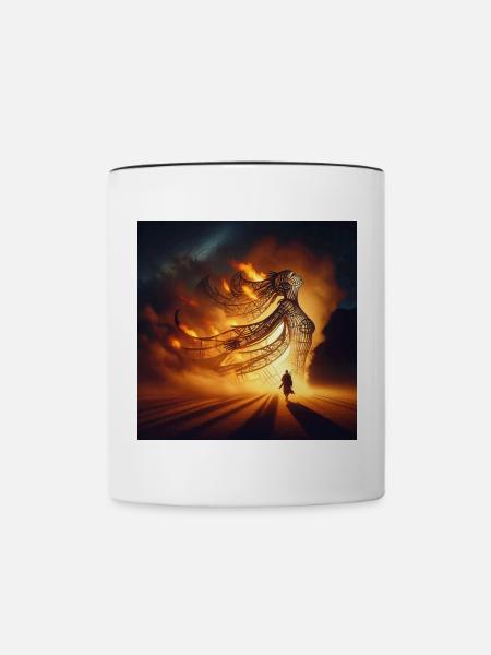 Sternentor - Tasse zweifarbig - Weiß/Schwarz