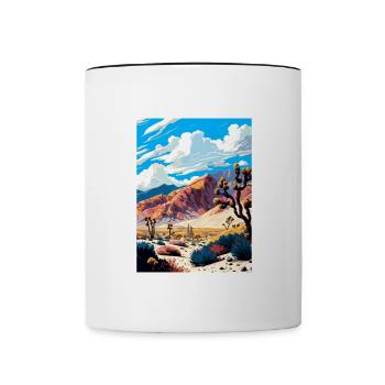 Anza Borrego Desert State Park California Souvenir - Contrasting Mug - white/black - Front