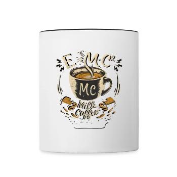 Coffee Mug Genie - Funny Physicist Design. - Contrasting Mug - white/black - Front