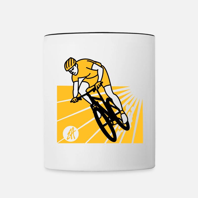 VTT - Mug contrasté - blanc/noir