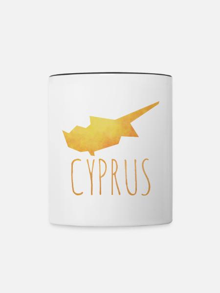 cyprus - Tasse zweifarbig - Weiß/Schwarz