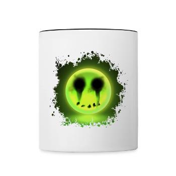 Glowmoji - Mug contrasté - blanc/noir - Devant