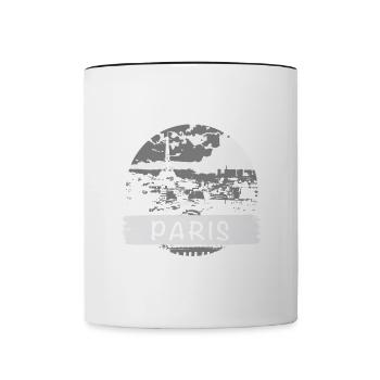 Ville de Paris - Mug contrasté - blanc/noir - Devant