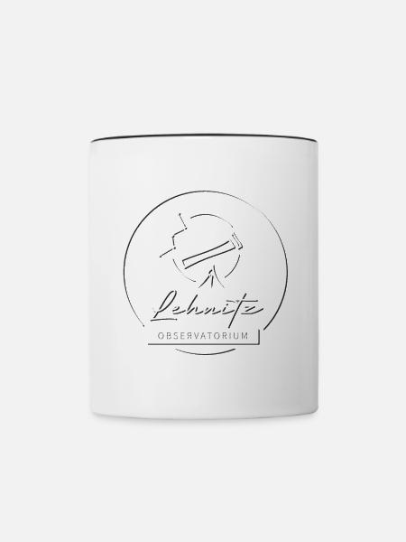 LehnitzObservatorium - Tasse zweifarbig - Weiß/Schwarz