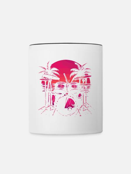 Trapset Retro Style - Tasse zweifarbig - Weiß/Schwarz