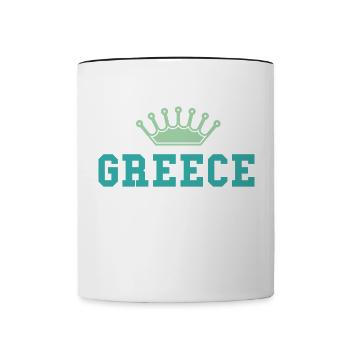 Greece 2024 Krona - Contrasting Mug - white/black - Front