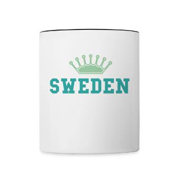 Sweden 2024 Krona - Contrasting Mug - white/black - Front