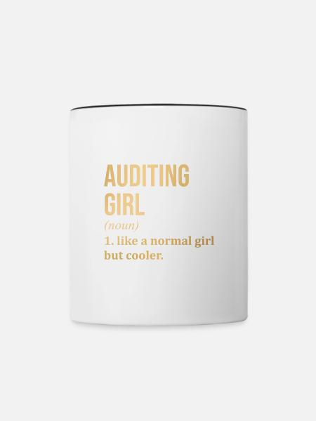 Prüfung Prüfung Prüfung Prüfung - Tasse zweifarbig - Weiß/Schwarz
