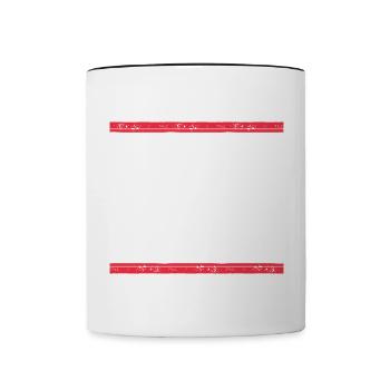 Jours fériés à Majorque 2024 - Mug contrasté - blanc/noir - Devant