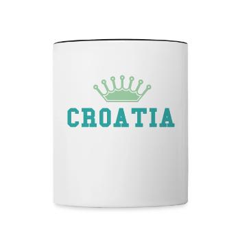 Croatia 2024 Krona - Contrasting Mug - white/black - Front