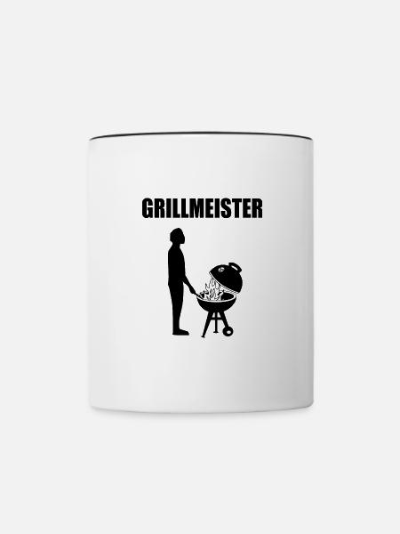 BBQ - Tasse zweifarbig - Weiß/Schwarz